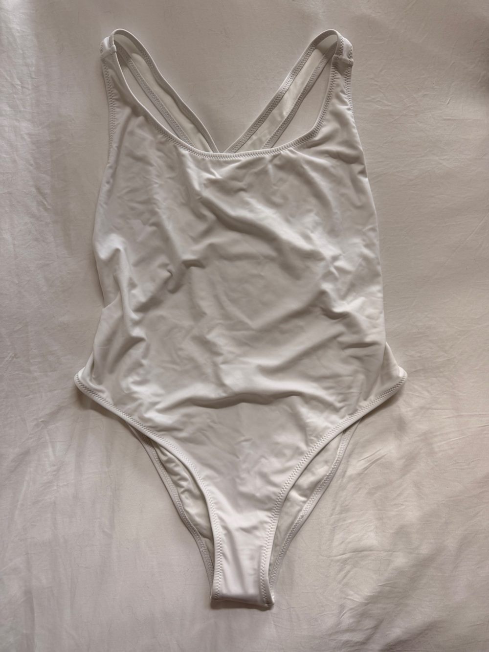 Volcom White One-Piece Women's Swimsuit XL